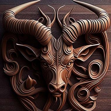 3D model horns (STL)